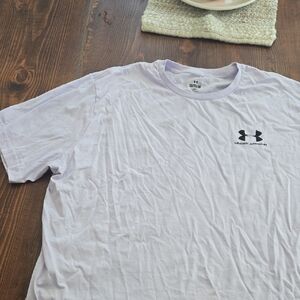 Under Armour Men's Light Purple Short Sleeve Tee